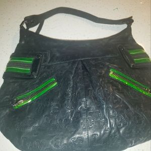 L.A.M.B Quentin Stefani Leather Hobo Bag